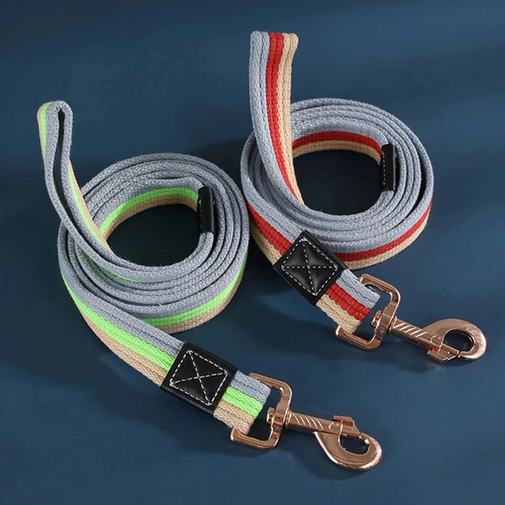 Durable Nylon Dog Leash - Training, Walking, Heavy-Duty for Small, Medium & Large Dogs