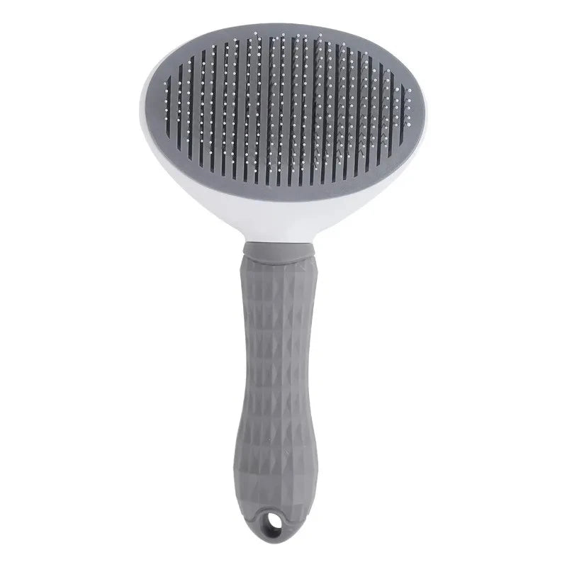 Ultimate Pet Grooming Tool: Stainless Steel Cat Brush & Dog Comb for Long-Haired Pets – Tangle Remover & De-Shedding Brush