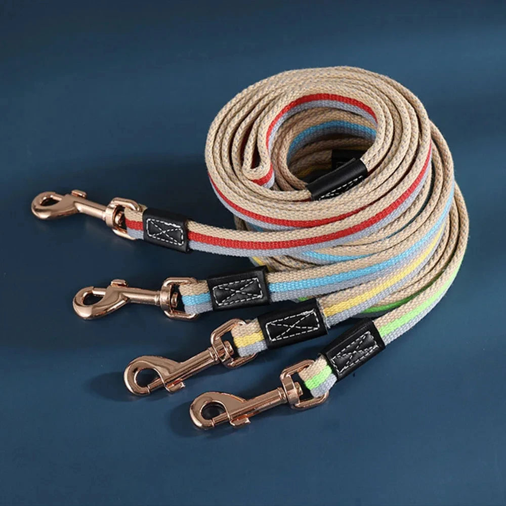 Durable Nylon Dog Leash - Training, Walking, Heavy-Duty for Small, Medium & Large Dogs